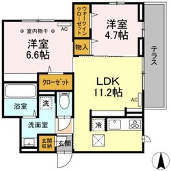 レイクラーヴォの物件間取画像